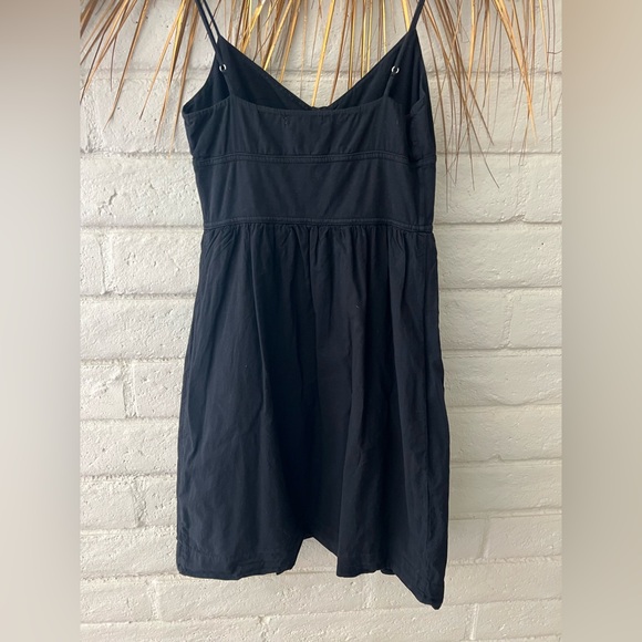 James Perse Black Button-Down Midi Dress - Picture 4 of 5